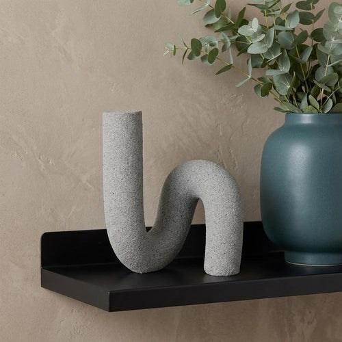 10" Gray Resin Decorative Wall Sculpture
