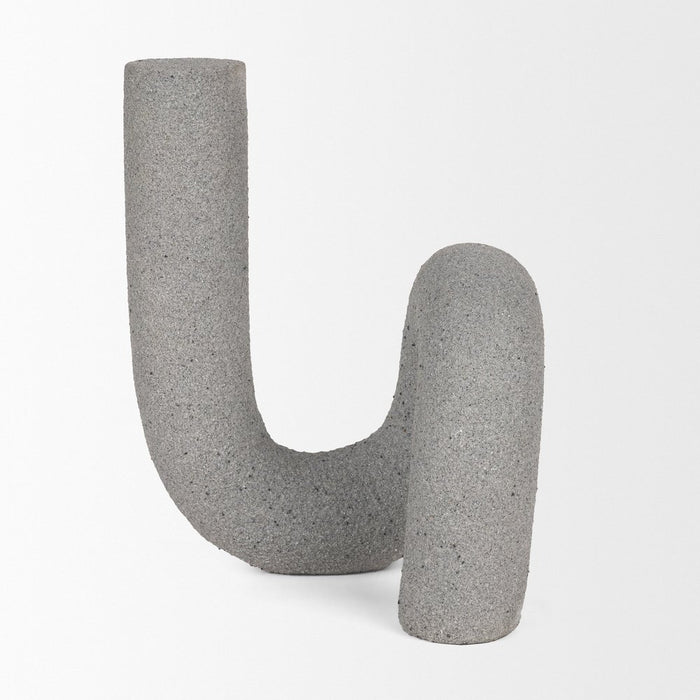 10" Gray Resin Decorative Wall Sculpture