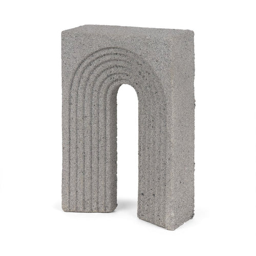 10" Gray Resin Tabletop Sculpture