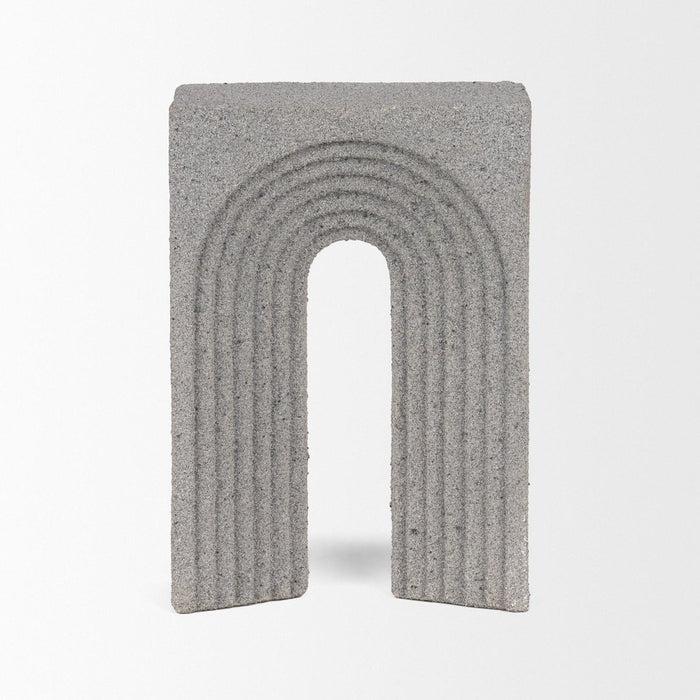 10" Gray Resin Tabletop Sculpture