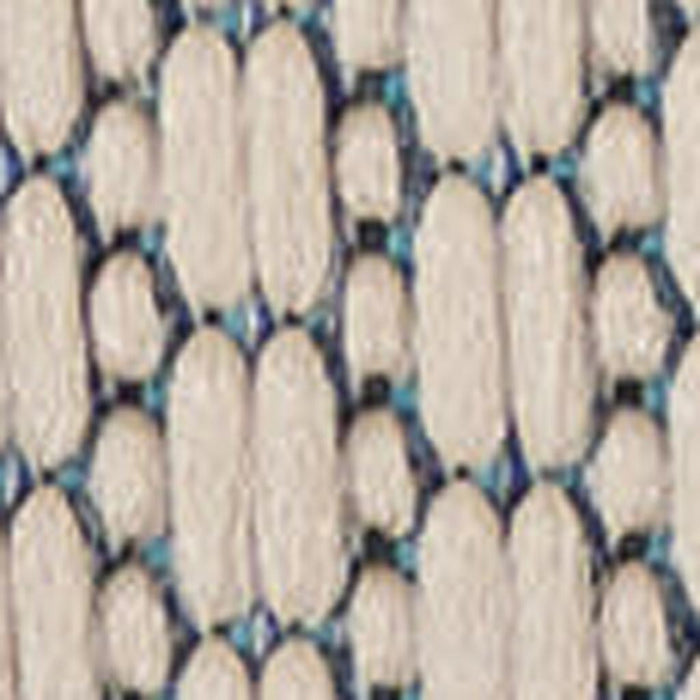10' Ivory And Blue Indoor Outdoor Area Rug