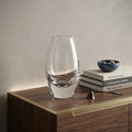 11" Clear Lead Free Crystal Oval Table Vase
