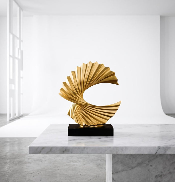 11" Gold Resin Figurine