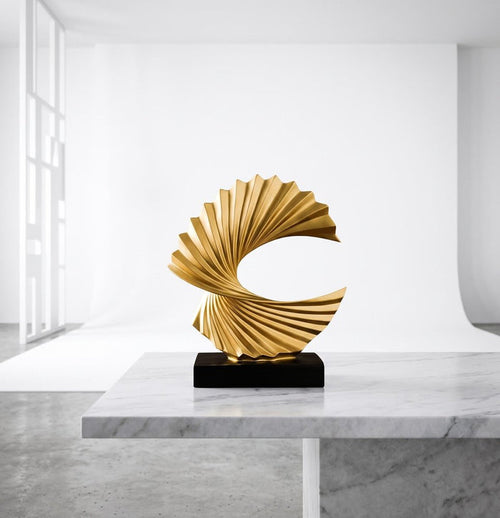 11" Gold Resin Figurine