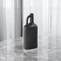 11" Gray Aluminum Jug Table Vase