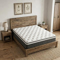 12" Full Double Memory Foam Medium Euro Top Hybrid Mattress