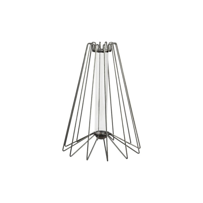12" Gray Glass Glass Tube