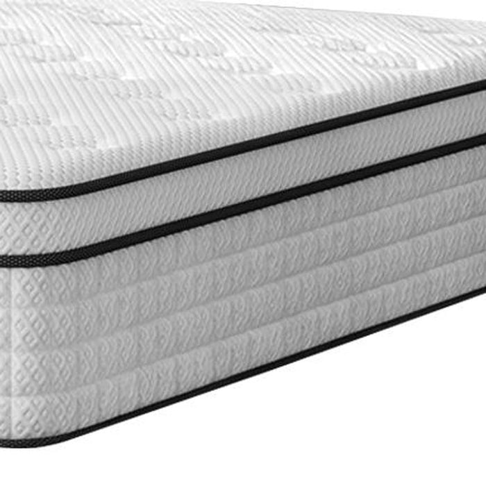 12" King Gel Memory Foam Check Medium Hybrid Mattress