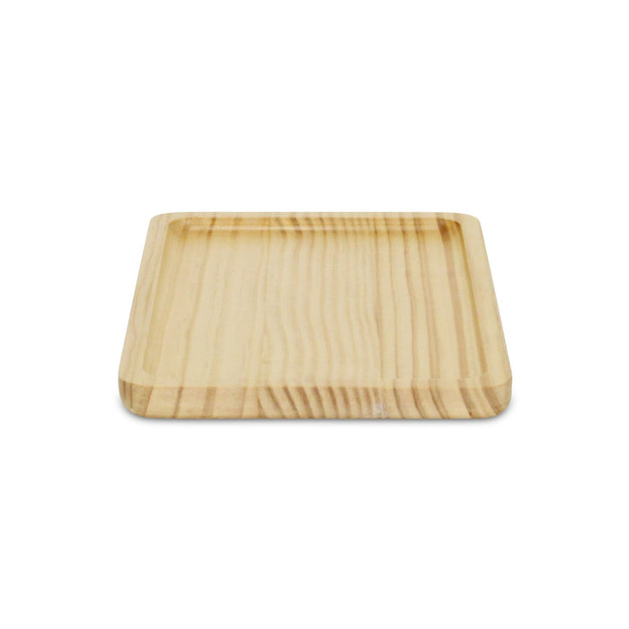 12" Natural Solid Wood Handmade Vanity Tray