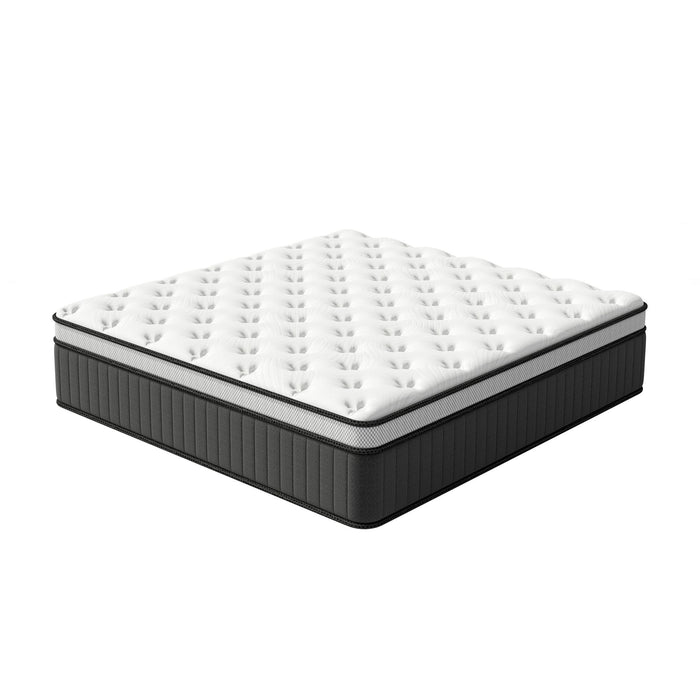 12" Twin Memory Foam Medium Euro Top Hybrid Mattress