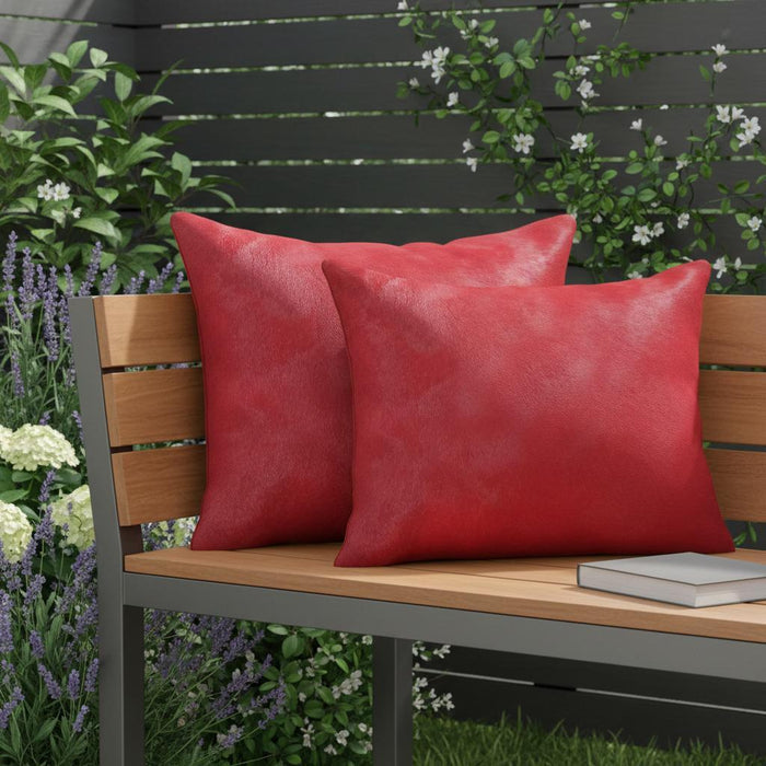 12" X 20" X 5" Firecracker Cowhide  Pillow 2 Pack