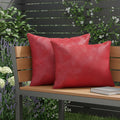 12" X 20" X 5" Firecracker Cowhide  Pillow 2 Pack