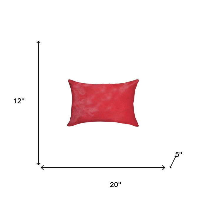 12" X 20" X 5" Firecracker Cowhide  Pillow 2 Pack