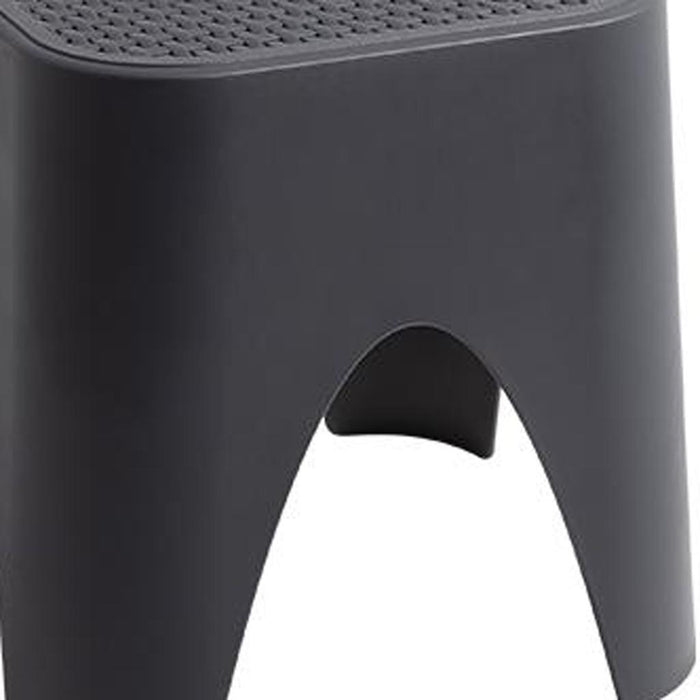 15" Plastic Outdoor Footstool Ottoman