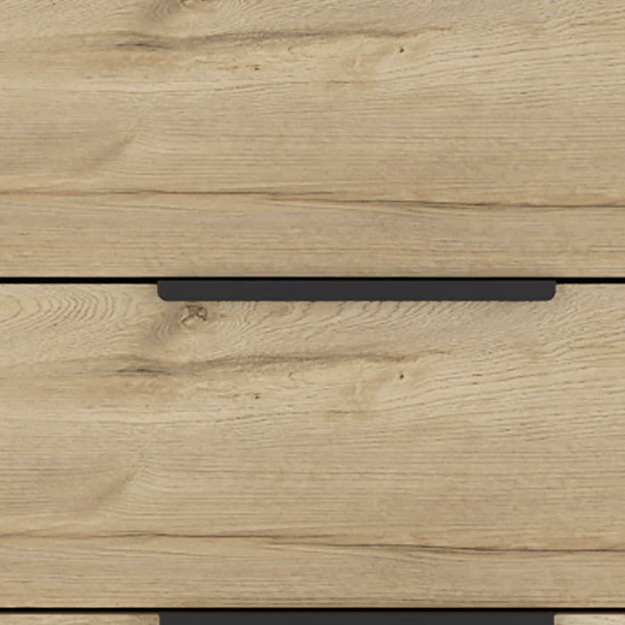 18" Natural Wood Three Drawer Dresser