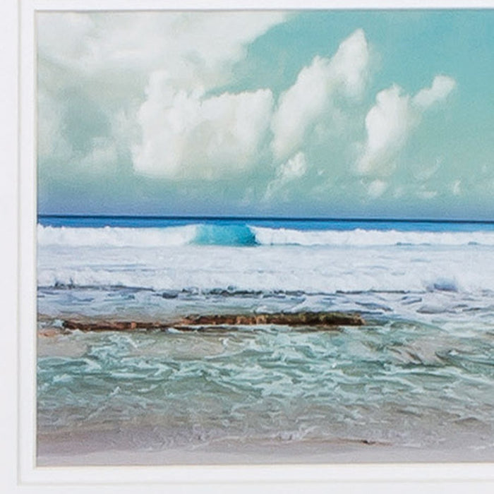 18" X 16" White Frame Cancun Magic (Set Of 2)