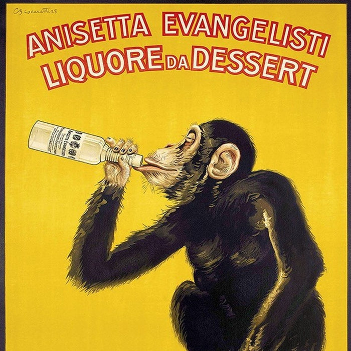 18" x 24"  Anisetta Evangelisti Italian Liquor Unframed Print Wall Art