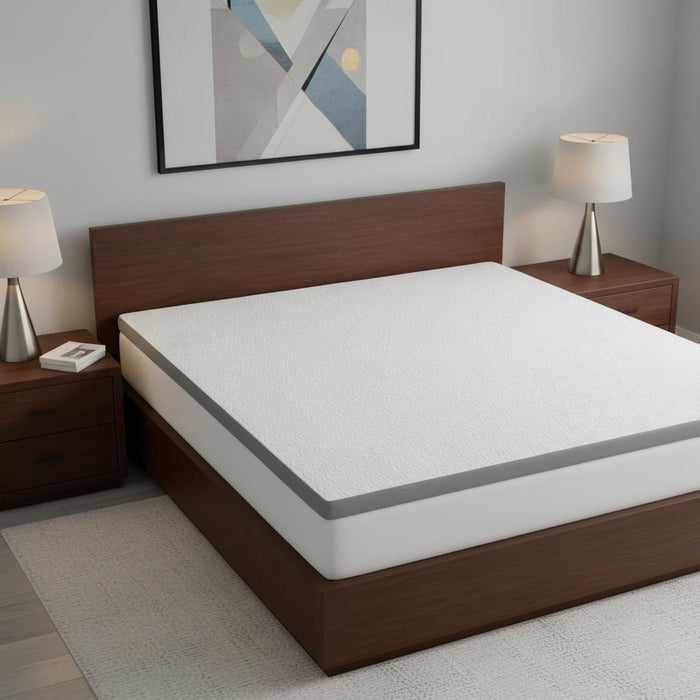 2" White Gel Memory Foam Full Double Mattress Topper
