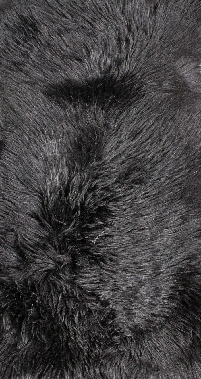 2' X 3' Black Shag Area Rug