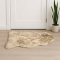 2' X 3' Cream Shag Area Rug