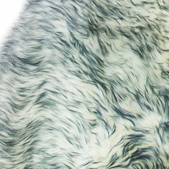 2' X 3' Gray Shag Area Rug