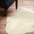 2' X 3' Ivory Shag Area Rug
