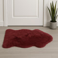 2' X 3' Raspberry Shag Area Rug