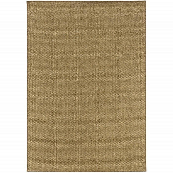 2' X 4' Tan Indoor Outdoor Area Rug