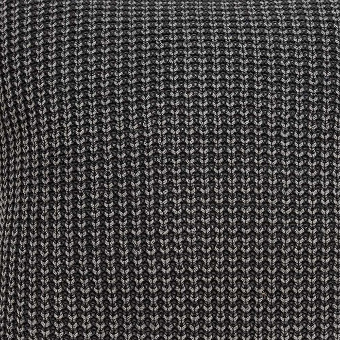 20" X 7" X 20" Transitional Charcoal Pillow Cover With Poly Insert