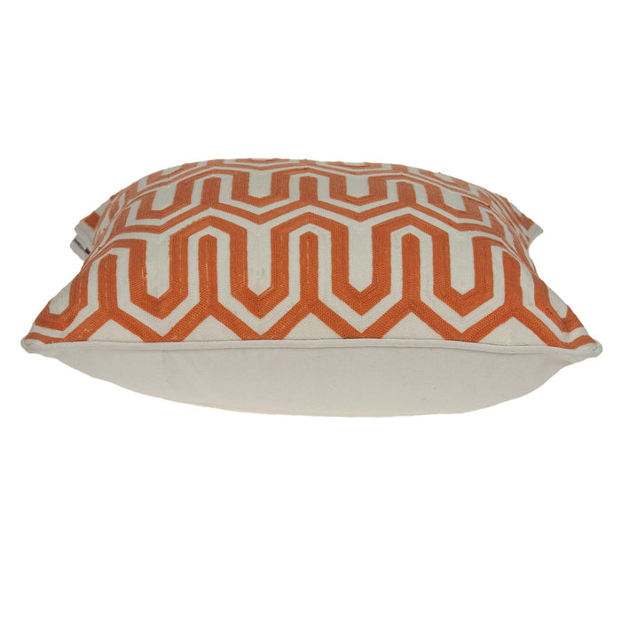 20" X 7" X 20" Transitional Multicolored Pillow Cover With Poly Insert