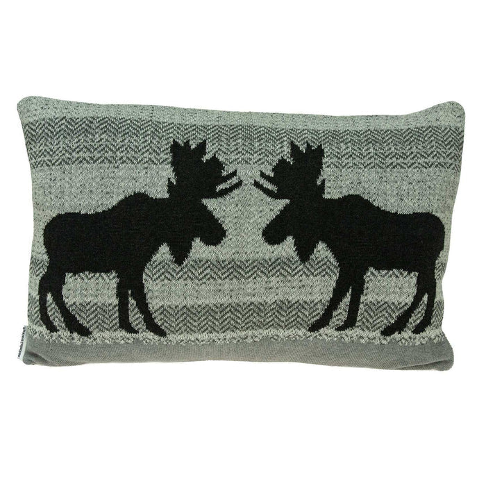 24" X 5" X 16" Lodge Gray Pillow Cover With Poly Insert
