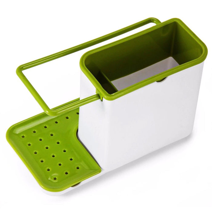 3-in-1 Soap Dispenser & Sponge Holder – Kitchen Sink Organizer