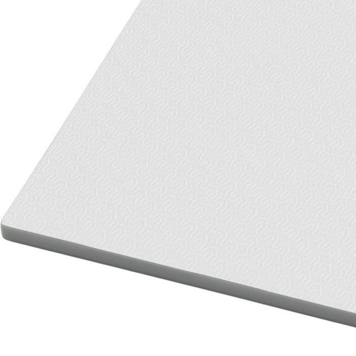 3" White Gel Memory Foam King Mattress Topper