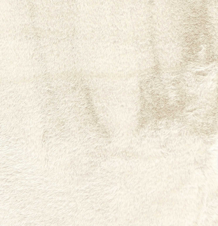 3' X 5' Faux Fur Hand Knotted Area Rug