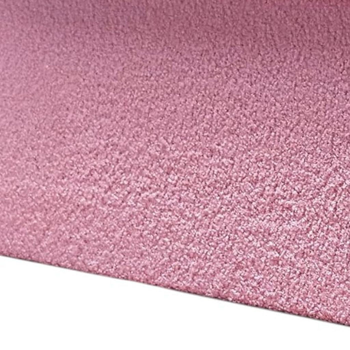 30" Pink Boucle Ottoman With Storage