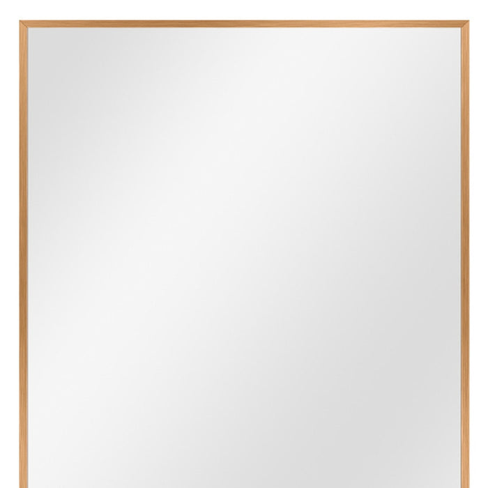 36" Gold Aluminum Framed Accent Mirror