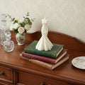4" Ivory Love Scented Dimensional Form Candle