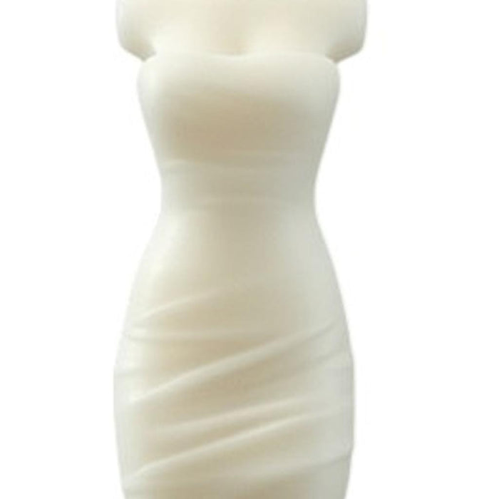 4" Ivory Love Scented Dimensional Form Candle