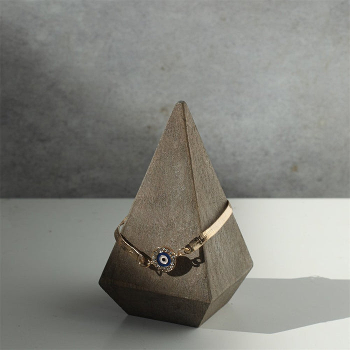 4" Natural Solid Wood Pyramid Decorative Sculpture