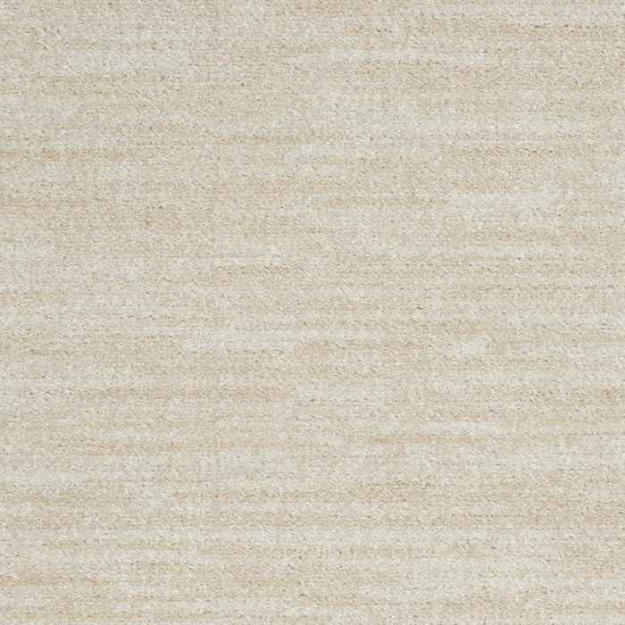 4' Runner Beige And Ivory Indoor Outdoor Runner Rug