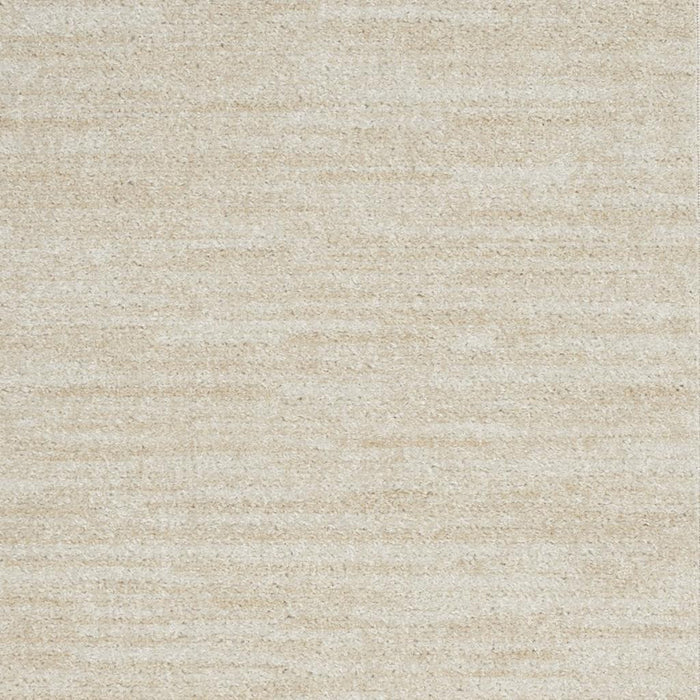 4' Runner Beige And Ivory Indoor Outdoor Runner Rug
