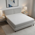 4" White Memory Foam California King Mattress Topper