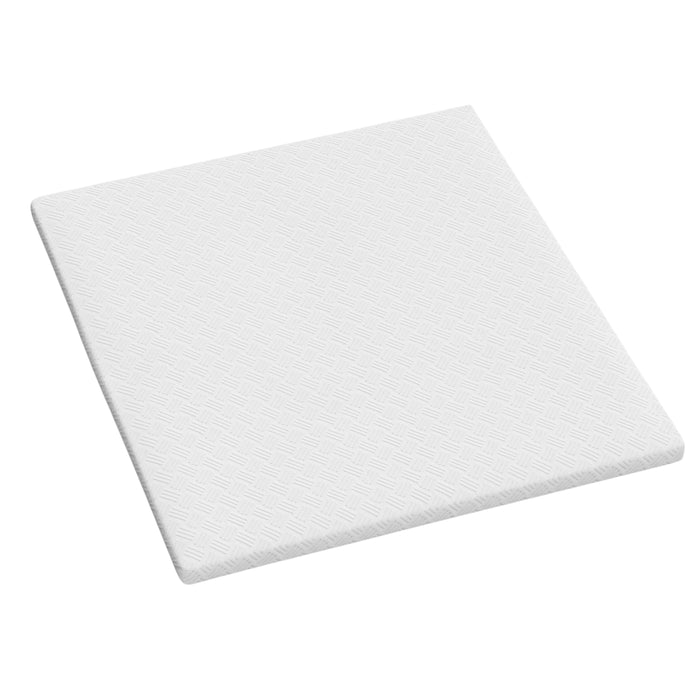 4" White Memory Foam Queen Mattress Topper