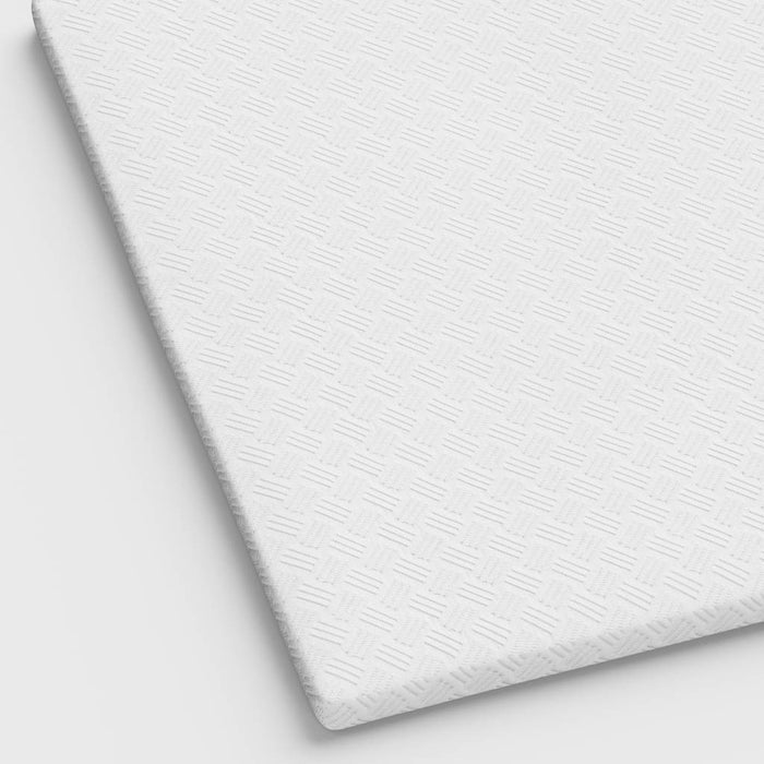 4" White Memory Foam Queen Mattress Topper