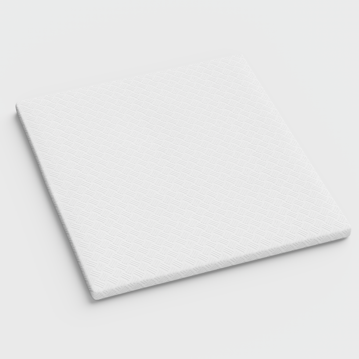 4" White Memory Foam Twin Mattress Topper