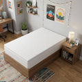 4" White Memory Foam Twin XL Mattress Topper