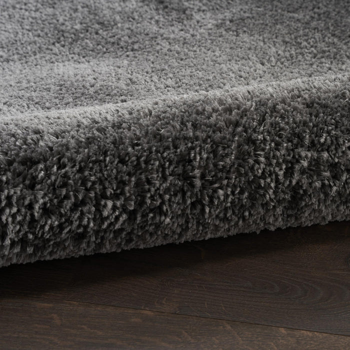 4' X 6' Gray Shag Area Rug