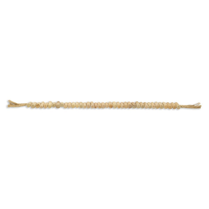 40" Brown Wood Rods And Rope Decorative Tassel