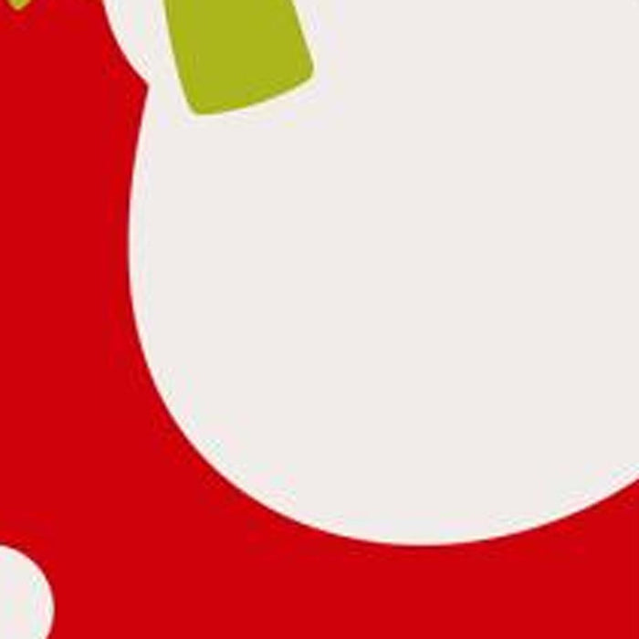 47" Red And White Solid Wood Snowman Porch Sign