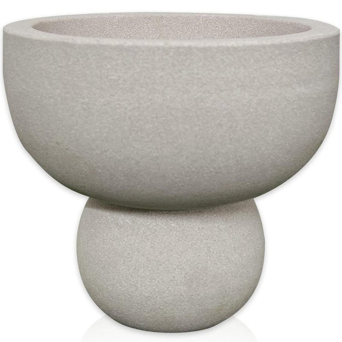 5" Cream Stone Decorative Bowl